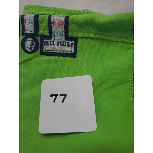 Disney Pants Womens Capris Size Small Green Tinkerbell 90's Y2K Patches Colorful - Picture 10 of 10